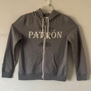 THREADS for THOUGHT Men’s Light Gray Zip Up Hoodie Size M